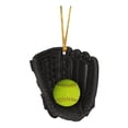 thumbnail image 1 of Fasiaou Softball Glove Ornament, Acrylic Softball Gift, Sports Ornament for Softball Lovers, Hanging Pendant for Car or Backpack, for Softball Players and Fans (F), 1 of 8