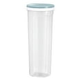thumbnail image 1 of Fasiaou Spaghetti Container Storage, Food Storage Jars with Measuring Tool, Tall Clear Glass Canisters with Airtight Lids for Pasta Flour Oats Coffee Beans Pantry Containers,Blue, 1 of 4