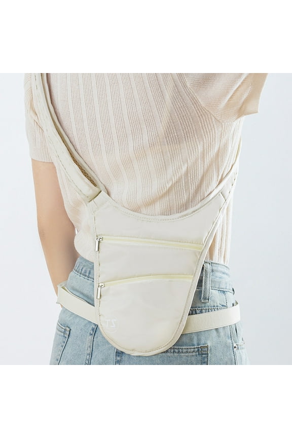 Sports Casual Waist Pack Canvas Invisible Theft Waist Pack Travel Multifunctional Backpacks, Home Essentials