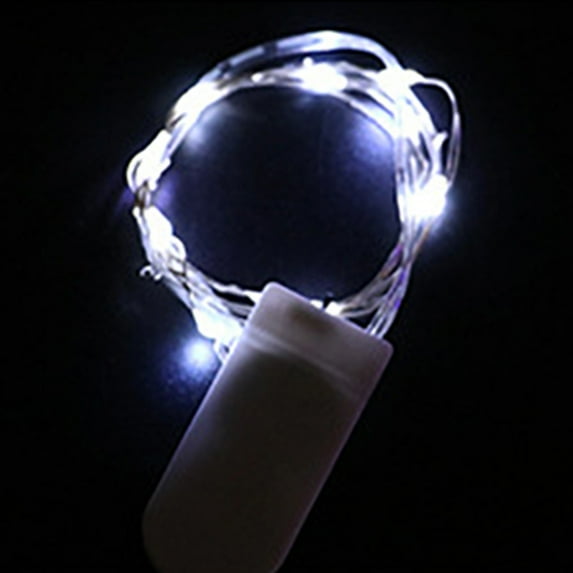 Fasiaou Store LED Copper Wire String Lights 30 Bulbs 3M Battery Operated with On/Off Switch for Christmas Wedding Party Decor Indoor Outdoor Star Fairy Lights CR2032 Included