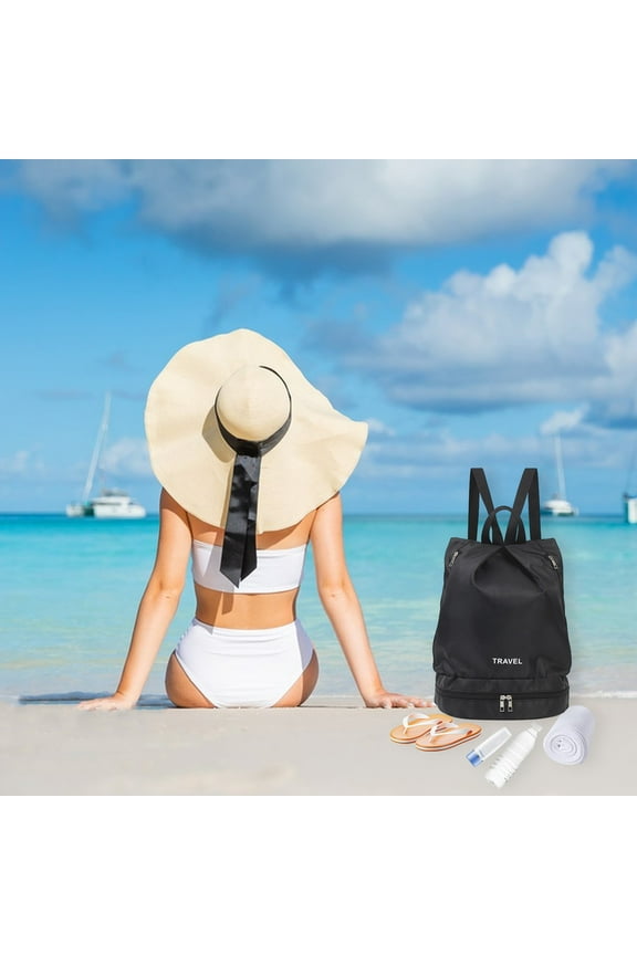 Swimming Backpack For Men And Women Backpack With Dry And Wet Compartments Fitness And Sports Bag Travel Bag - Beach Mothers Day Gifts for Mom