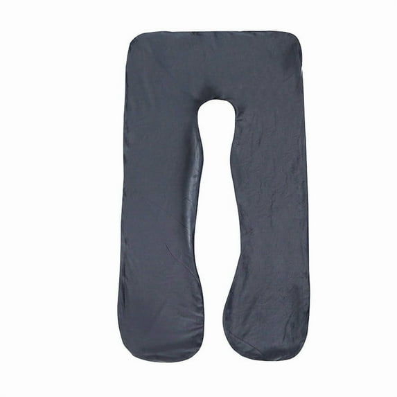 Fasiaou U Shaped Maternity Pillowcase Full Body Support for Pregnancy Sleeping Removable Washable Cover Side Sleeper Pillow for Adults, Pregnancy Must Haves Gift for Mom