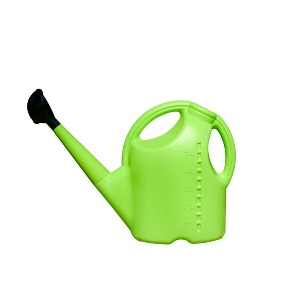 Fasiaou Watering Can Plants, Plastic Watering Pot with Long Spout & Shower Head for Indoor Outdoor Plants Flower Garden,E