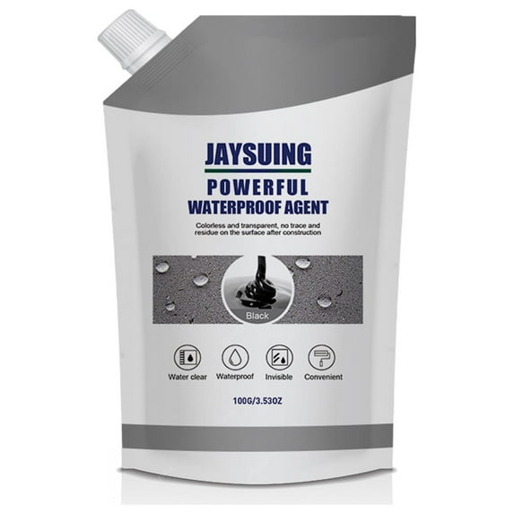 Fasiaou Waterproofs Sealant Agent Leak Trapping Tools Coating Accessories Liquid Leakproof Sealant Glue Strong For Tile Trapping Repairing House Roof 100ml/house/A Gift