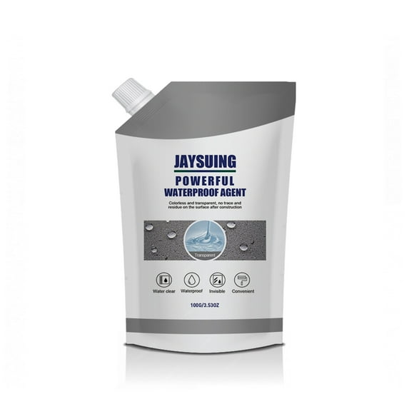 Fasiaou Waterproofs Sealant Agent Leak Trapping Tools Coating Accessories Liquid Leakproof Sealant Glue Strong For Tile Trapping Repairing House Roof 100ml/house/A Gift