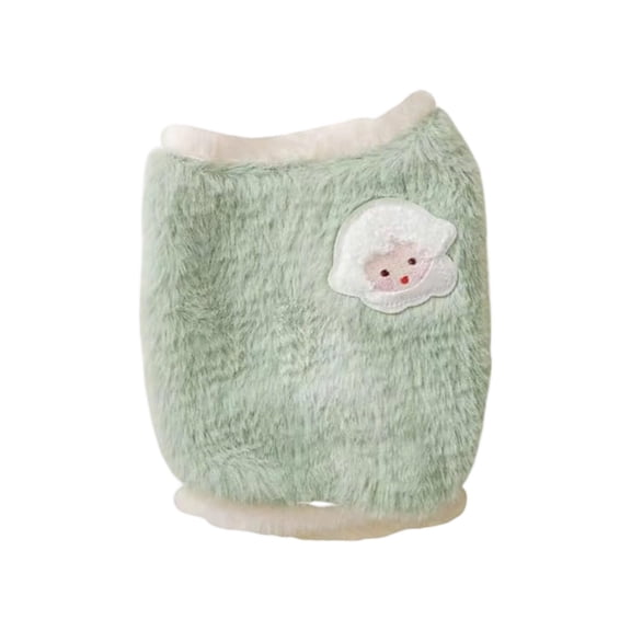 Fasiaou Winter Warm Cotton Padded Vest for Pets, Two-Legged Design Windproof and Water-Resistant, Soft Lining for Small Dogs and Cats,A