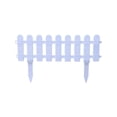 thumbnail image 1 of Fasiaou Yard Fence Small Garden Border Edging 8x7x5 Inch, White Plastic Mini Fence with Ground Studs for Flower Bed and Lawn Decoration, DIY Assembly and Portable for Multiple Purchase Extension,B, 1 of 7