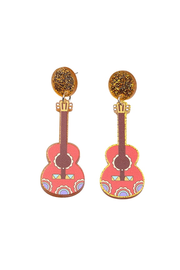 Mexican Carnival Stud Earrings Earrings for Women Mexican Carnival Stud Earrings Colorful Hats Violin Design Various Styles Mexican Earrings Women