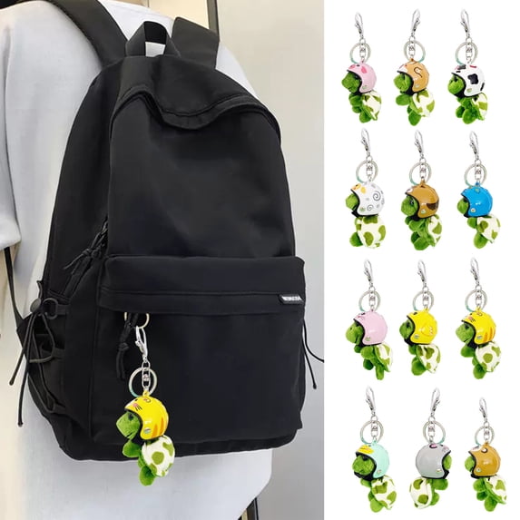 Fasijew Plush Keychain Stuffed Keychain Plush Keychain with Metal Ring Funny Soft Fuzzy Backpack Ornament Cute Key Ring