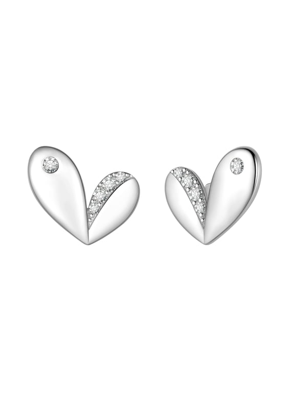 925 Sterling Silver Cute Heart Earrings Studs,Dainty Love Earrings Jewelry Gifts for Women