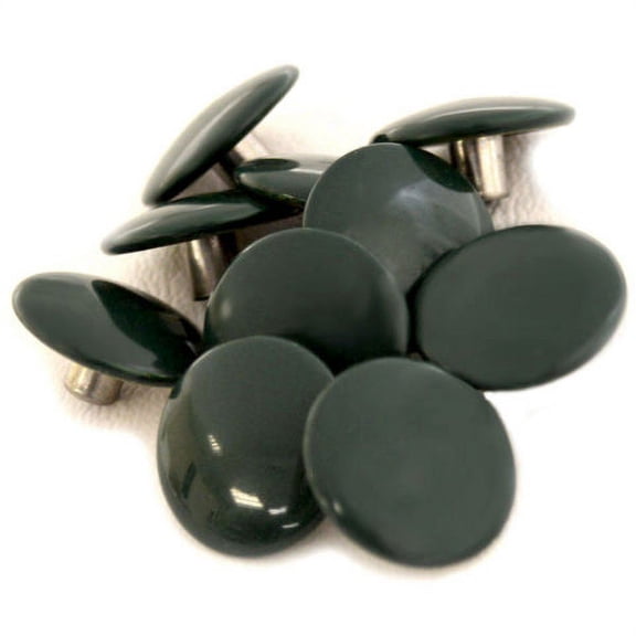 Fasnap Corp Boat Cover Snaps | 5/8 Inch Dark Green (Set of 10)