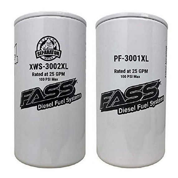Fass Fuel Systems FILTERPACKXL`FASS Titanium Series Fuel Filter fits XWS-3002XL PF-3001XL