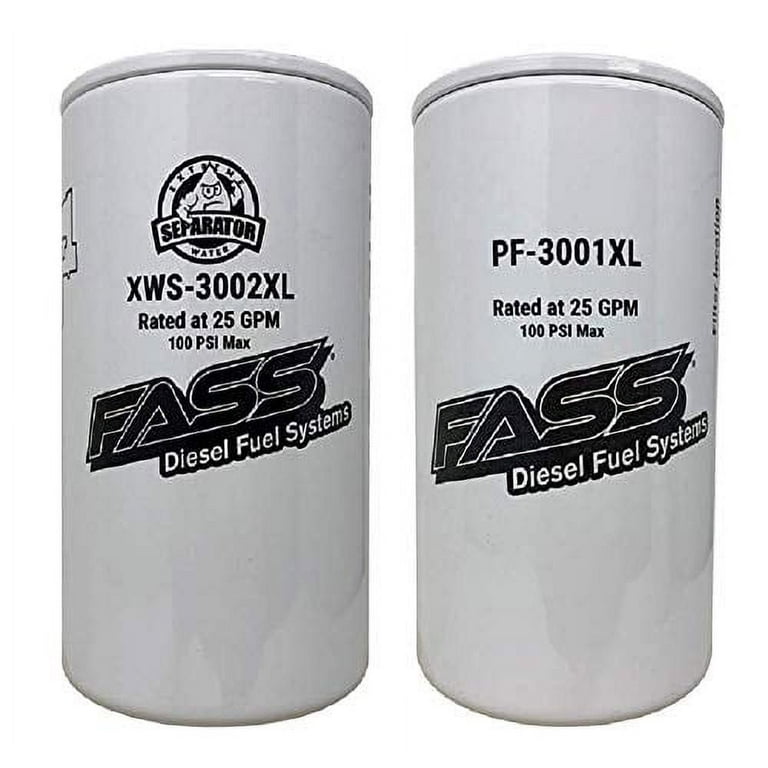 Fass Fuel Systems Titanium Series Fuel Filter Pack, Includes XWS