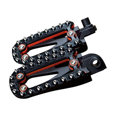 Fasst Impact Adventure Pegs Black/Orange Compatible With Sherco 300 SE-R Six Days 2017