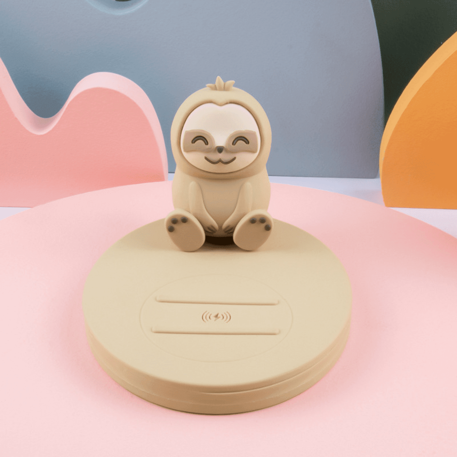 Fast 15W Wireless Charger Cute Animal Phone Stand - Soft Rubber Mobile Holder for iPhone 15/14/13/12, Samsung S23/S22, AirPods - Chrismas Gift