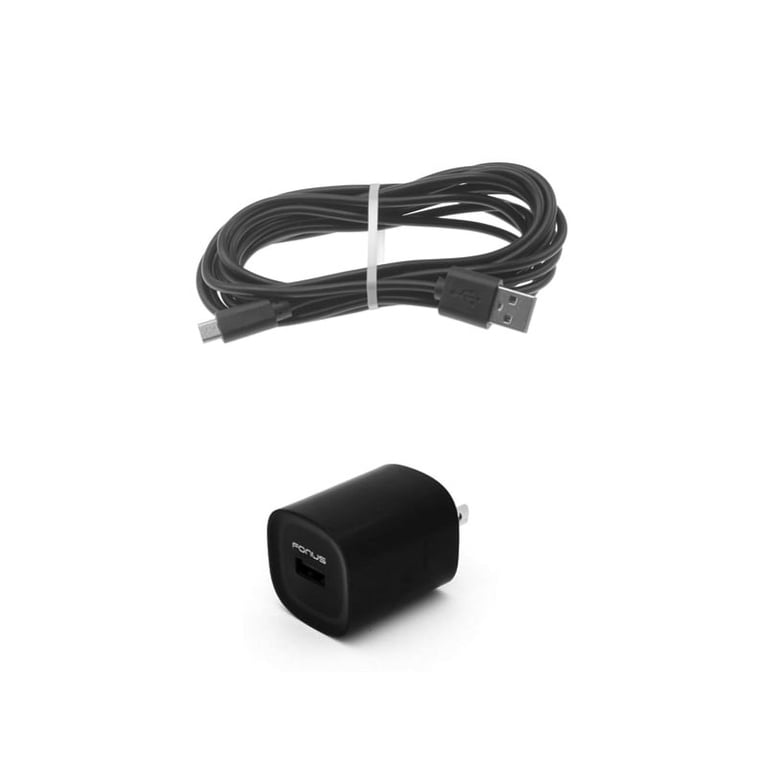 Fast 18W Home Charger for Moto E (2020) 6ft Cable Micro USB