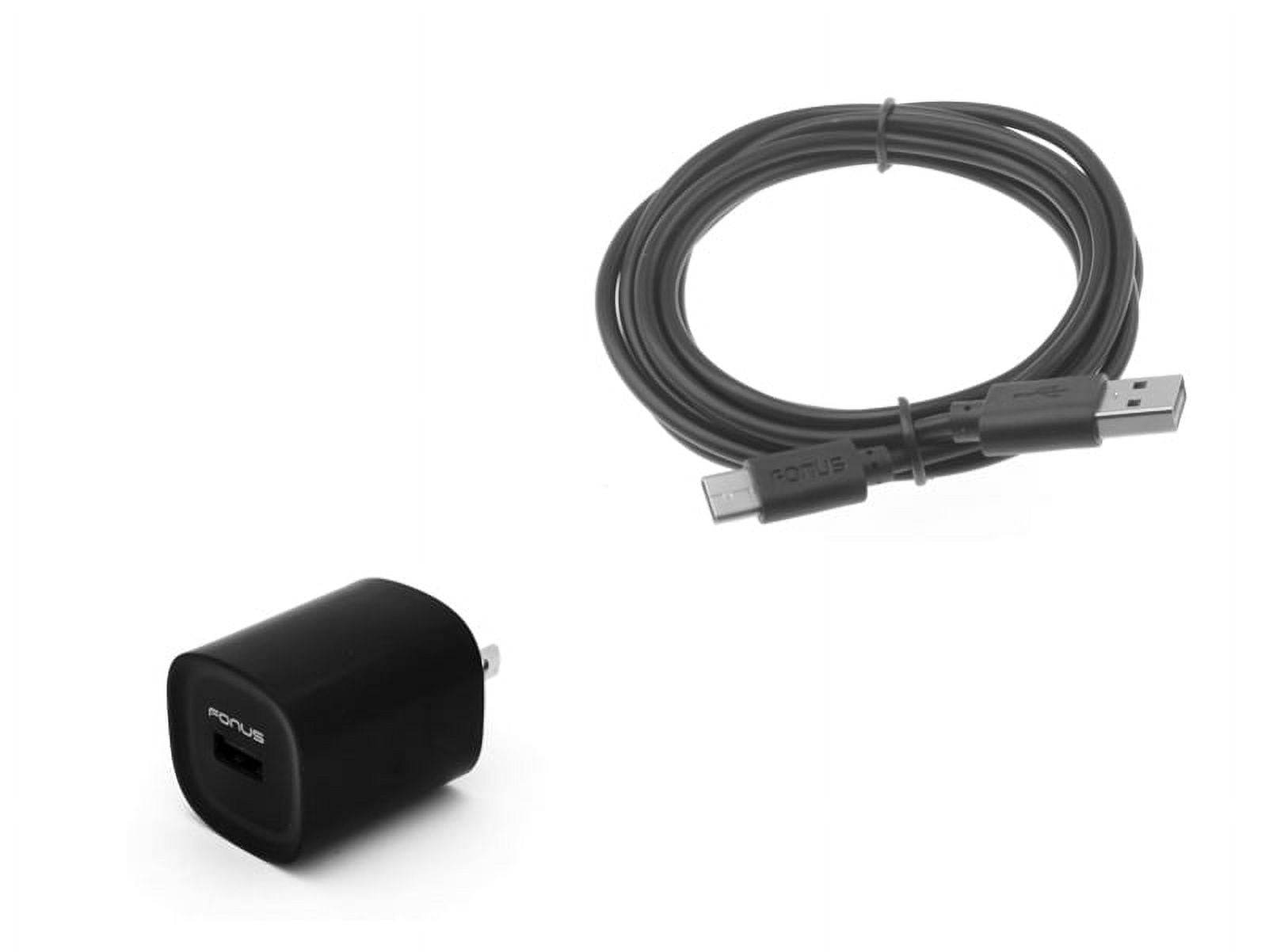 Fast 18W Home Charger for Jitterbug Smart3 Phone - USB Cable 6ft TYpe-C Power Adapter Cord O8A Compatible With Lively Jitterbug Smart 3 Model