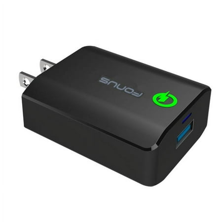 Fast 18W Home Charger for Jitterbug Smart3 Phone - USB Port Power Adapter Travel Wall W5K Compatible With Lively Jitterbug Smart 3 Model