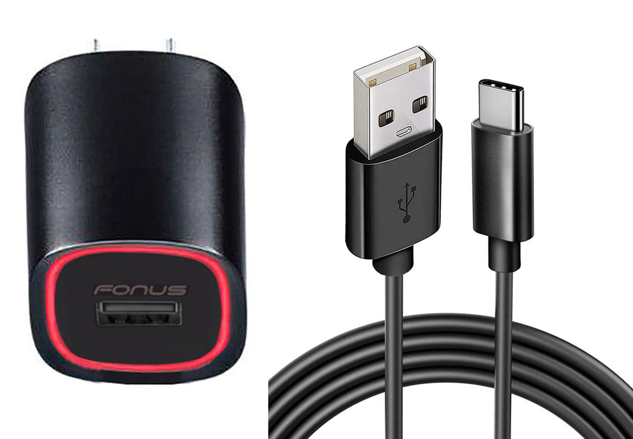Fast 18W Home Charger for Nokia C110/C210/C100 - USB Cable 6ft TYpe-C Power Adapter Cord