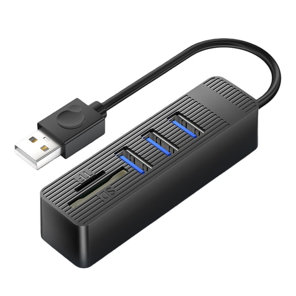 Fast 480Mbps USB2.0 Adapter Featuring Card Slot and Multiple Ports for Laptops