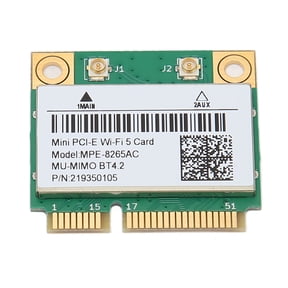 Fast 802.11ac WiFi Card, 867Mbps 5GHz 300Mbps 2.4GHz, <span Style="background:red"></span> 4.2, Mini PCIe