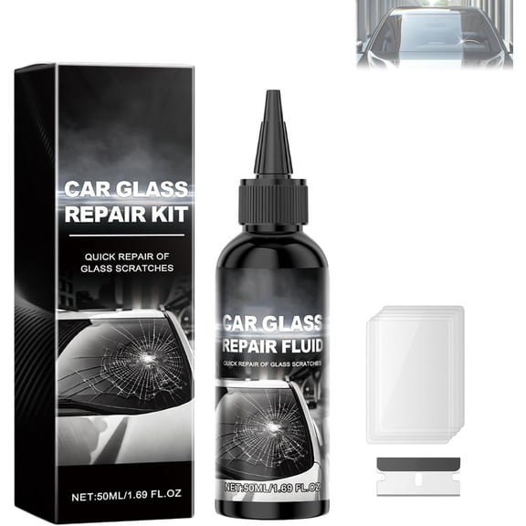 Fast-Acting Car Windshield Crack Repair Kit, 2026 New Windshield Repair Liquid for Cracks, Chipped Windshield Filler, Universal Cracks Gone Glass Repairs Kits, Easily Fix Cracks (1pcs)
