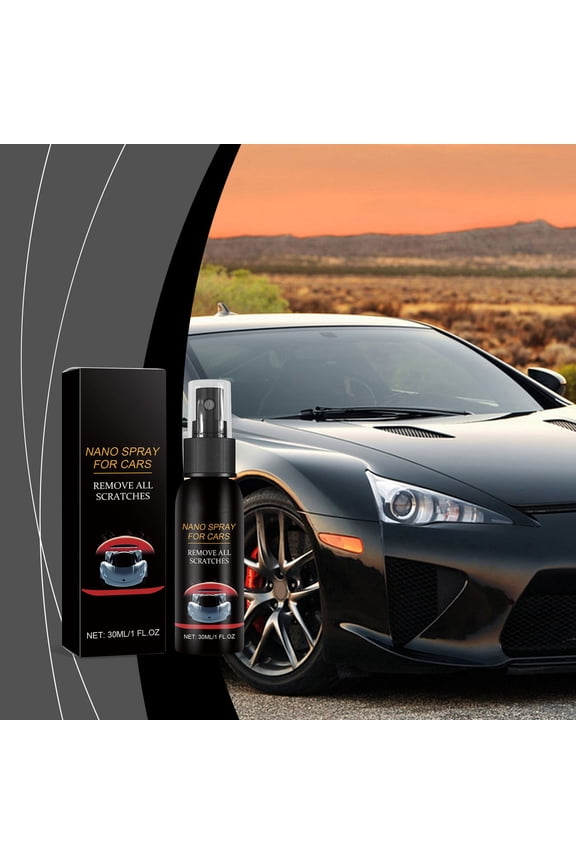Aff*ordableFast Acting Coating Spray Liquid Ceramic Spray 30ml, Nanotechnology Auto Spray Wax, Hydrophobic Water Beading, UV Protection, Gloss Enhancement, Easy Buff Off, Lasts Several Months