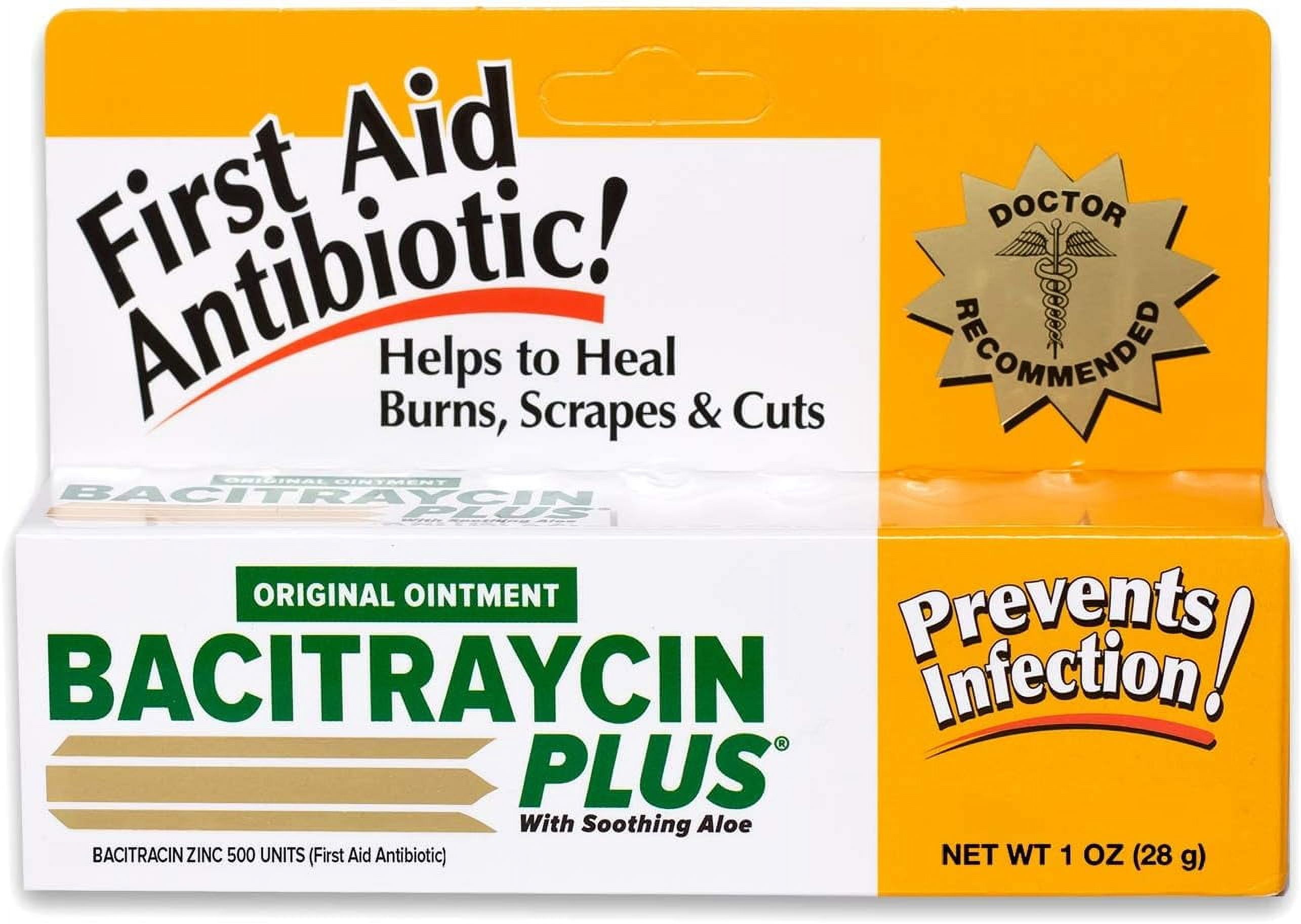 FastActing First Aid Antibiotic Ointment for Cuts, Scrapes, and Burns