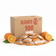 Fast Acting Glucose Powder, Orange - Quick Dissolving, 15g Pure, Gluten-Free Dextrose Packets - Oral Dextrose Powder for Kids & Adults - Easy-to-Carry Pocket Sized Slimpacks