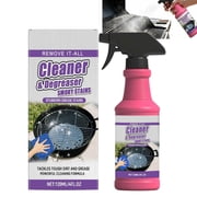 Fast-Acting Heavy-Duty Grill Degreaser Spray, BBQ Grill Cleaner, All Purpose Heavy Oil Cleaning Agent, Heavy-Duty Cleaner Degreaser Spray, for Burnt Food Stains and Stubborn Grease