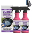 thumbnail image 1 of Fast-Acting Heavy-Duty Grill Degreaser Spray, Grill and Smoker Cleaner and Degreaser, BBQ Grill Cleaner, Grill Cleaner For Outdoor Grills (2PCS), 1 of 8