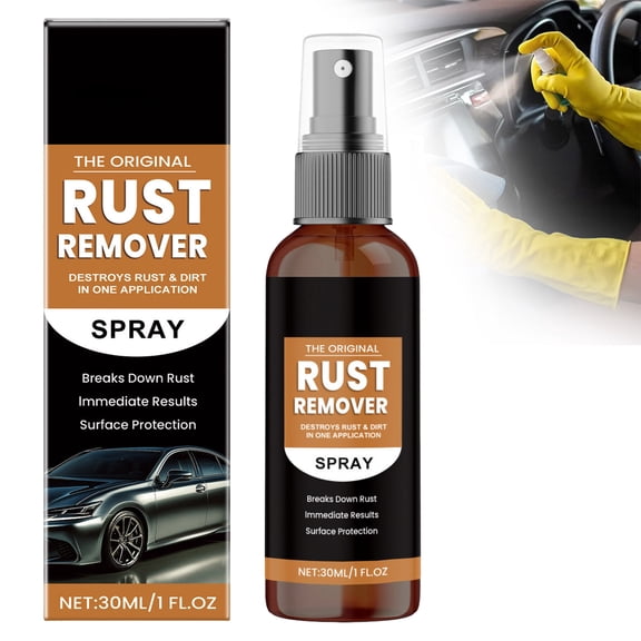 Multipurpose Fast Acting Rust Remover Spray 2026 Upgraded Heavy Duty Formula for Metal Rust Dissolver for Cars Tools and More