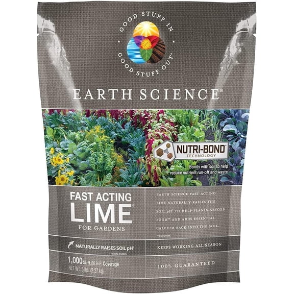 Fast Acting Lime Granules5lb Instantly Raise pH of Soil & Reduce Nutrient Runoff for Improved Growth & Color - Long Lasting Lawn Care with Calcium