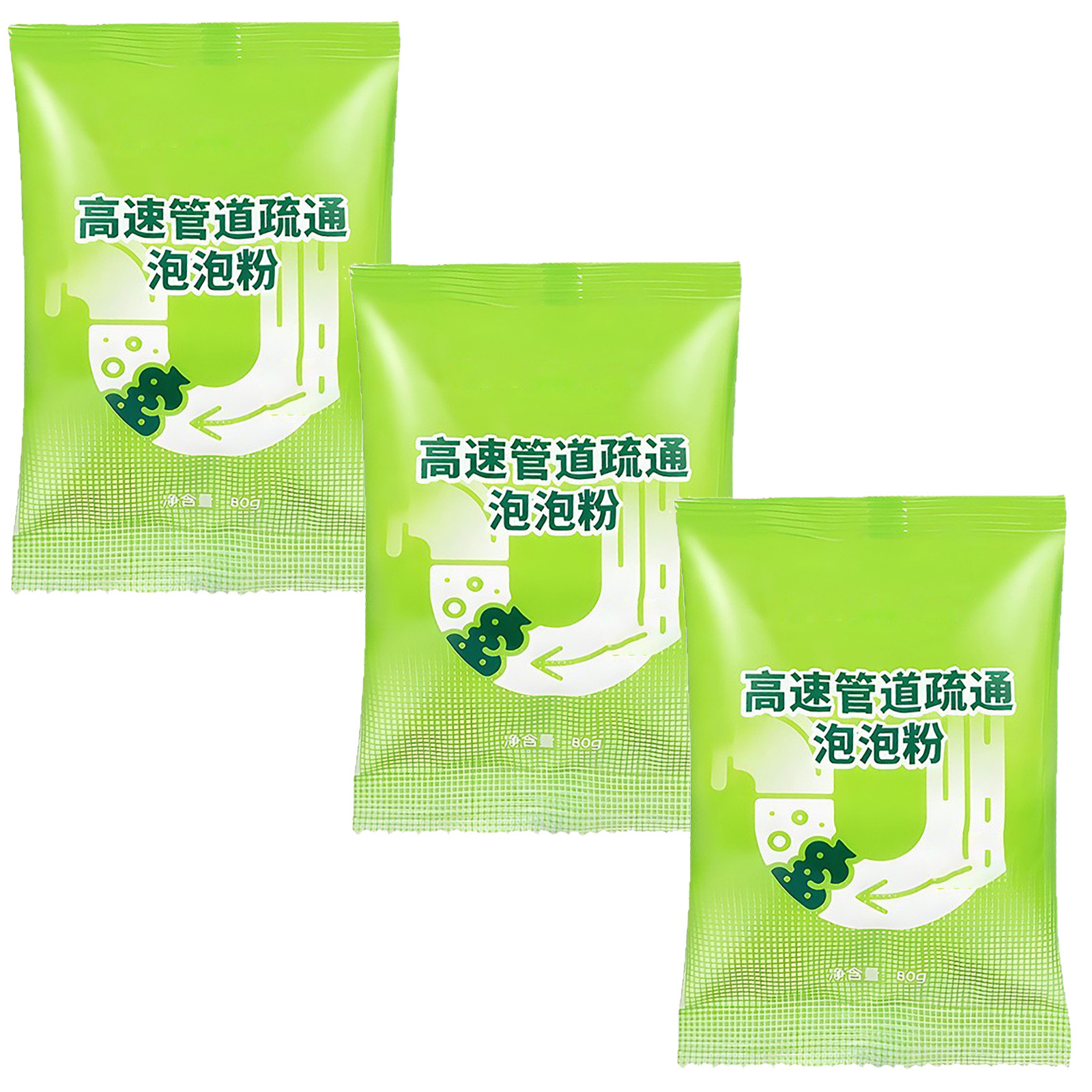 Fast-Acting Pipe Dredging Powder for Clogged Drains, Non-Corrosive ...