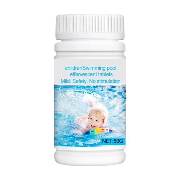 Fast Acting Pool Cleaning Tablets,Pool Cleaning Tablets,Multifunction Formula For Crystal Water,Slow Dissolve Swimming Pool Clarifier Treatment,Clears Cloudy Hazy Pool Water,Pool Care Solution 50g