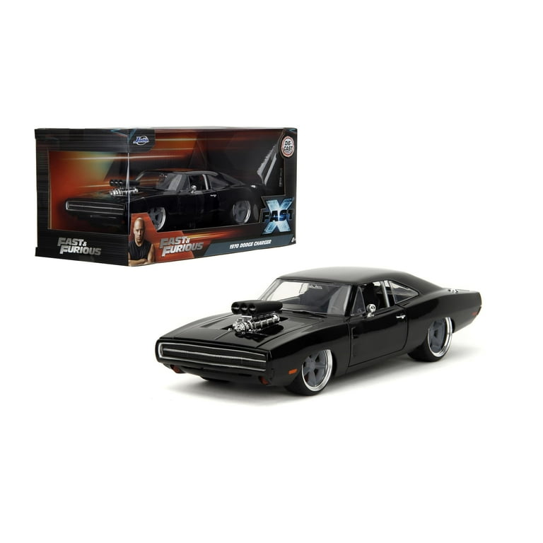 Jada Toys FF9 DOMS 1327 Dodge Charger 1/24 Vehicle, Black - ミニカー