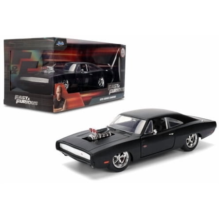 Jada Toys Fast & Furious 1970 Dodge Charger – 1:24 Scale Die-Cast Car Model – Highly Detailed, Opening Hood & Doorsectible Movie Replica