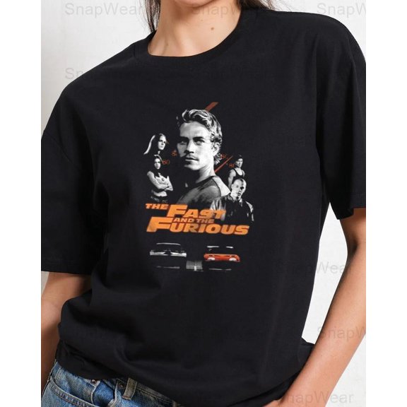 Fast And Furious 90s Movie Poster Classic Vintage Car Racing Action T-Shirt (2) Unisex, up to 5XL