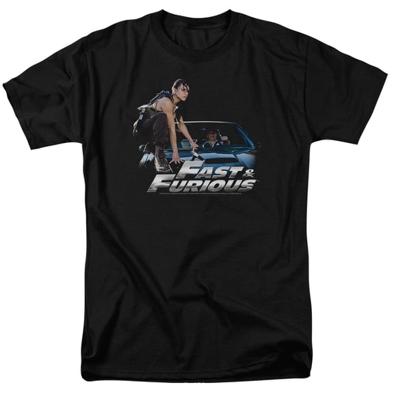 Fast And The Furious Car Ride S/S Adult 18/1 T-Shirt Black