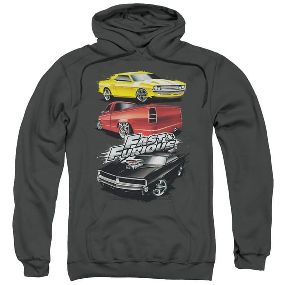 Fast And The Furious - Muscle Car Splatter - Pull-Over Hoodie - Small