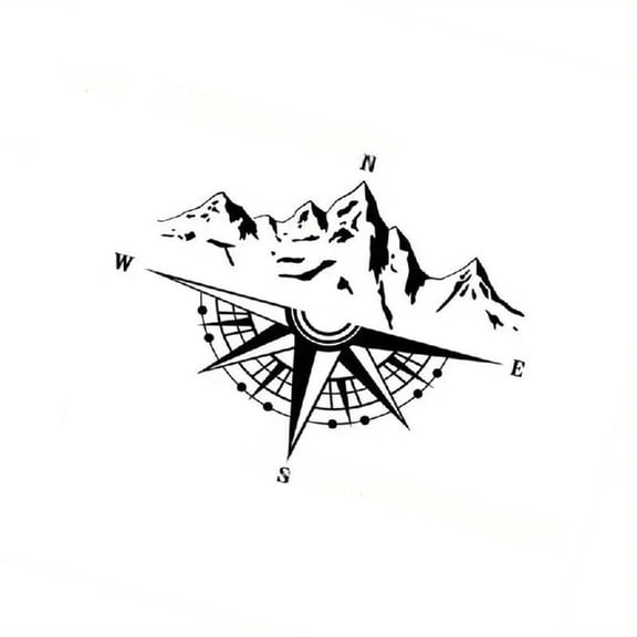 Fast Apply Guidance Mountain Car Exterior Stickers PVC Defense Decorative Suitable for Event