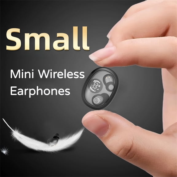 [Fast Arrival] Mini invisible Earbuds - DJ Headphones for Work, Sleep, And Side Sleepers with Wireless, Hidden, Micro, Tiny, And Small Ear Buds Design for Comfortable Fit