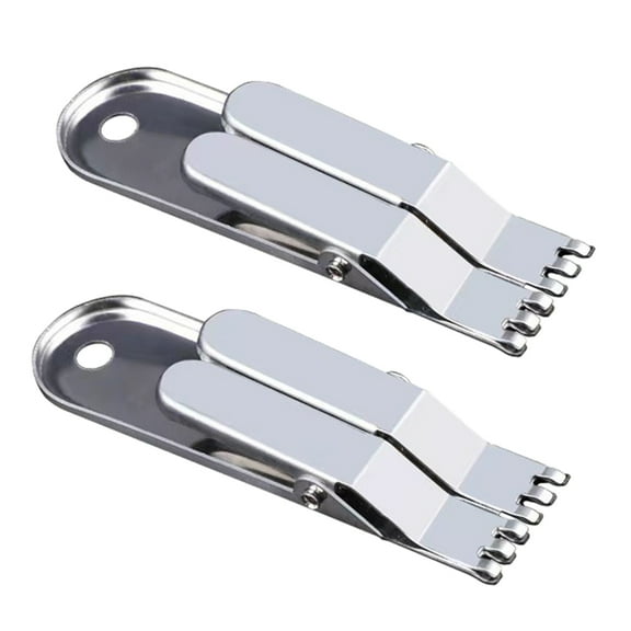 Fast-Baiting Multifunction Live Worms Stainless Steel Fishing Equipment Earthworms Baiting Device Earthworms Clip Hook