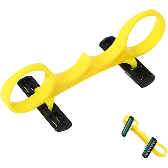 Fast Bald Hair Clipper, Mens Manual Bald Head Razor, Self-Haircut Trimmer Kit for Head, Beard, and Body, Double Heads Fast, for Home & Travel (1PCS)