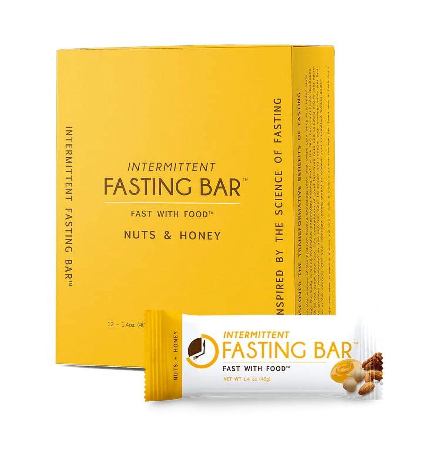 Fast Bar, Nuts & Honey, Gluten Free, Plant Based Protein Bar For