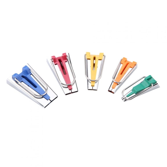 Fast Bias Binding Tool Set, 5 Widths For Perfect Halves, Save Time On Crafting Sewing