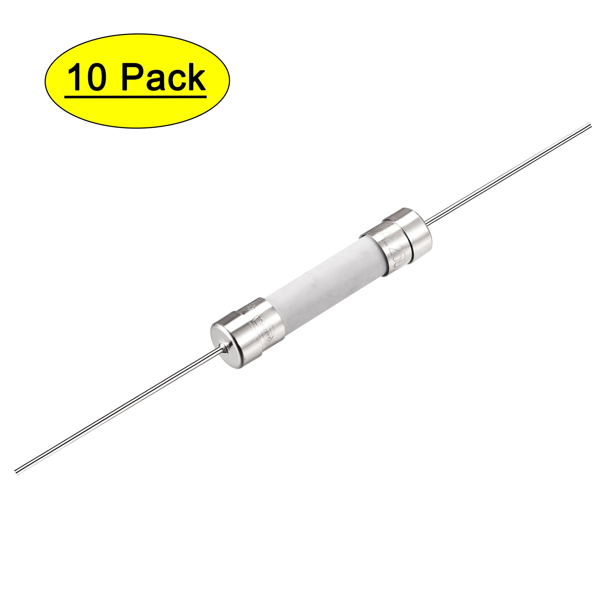 3 A Slow Blow Fuse Pack Of 5 - 6x30mm (1/4"x1-1/4") 2.5A 250V Glass  Slow-Blow Fuses - Time Delay Fuses WITONICS Fuses 5個パック、6x30mm（1/4インチ x 1-1/4インチ）、25A 250Vヒューズ