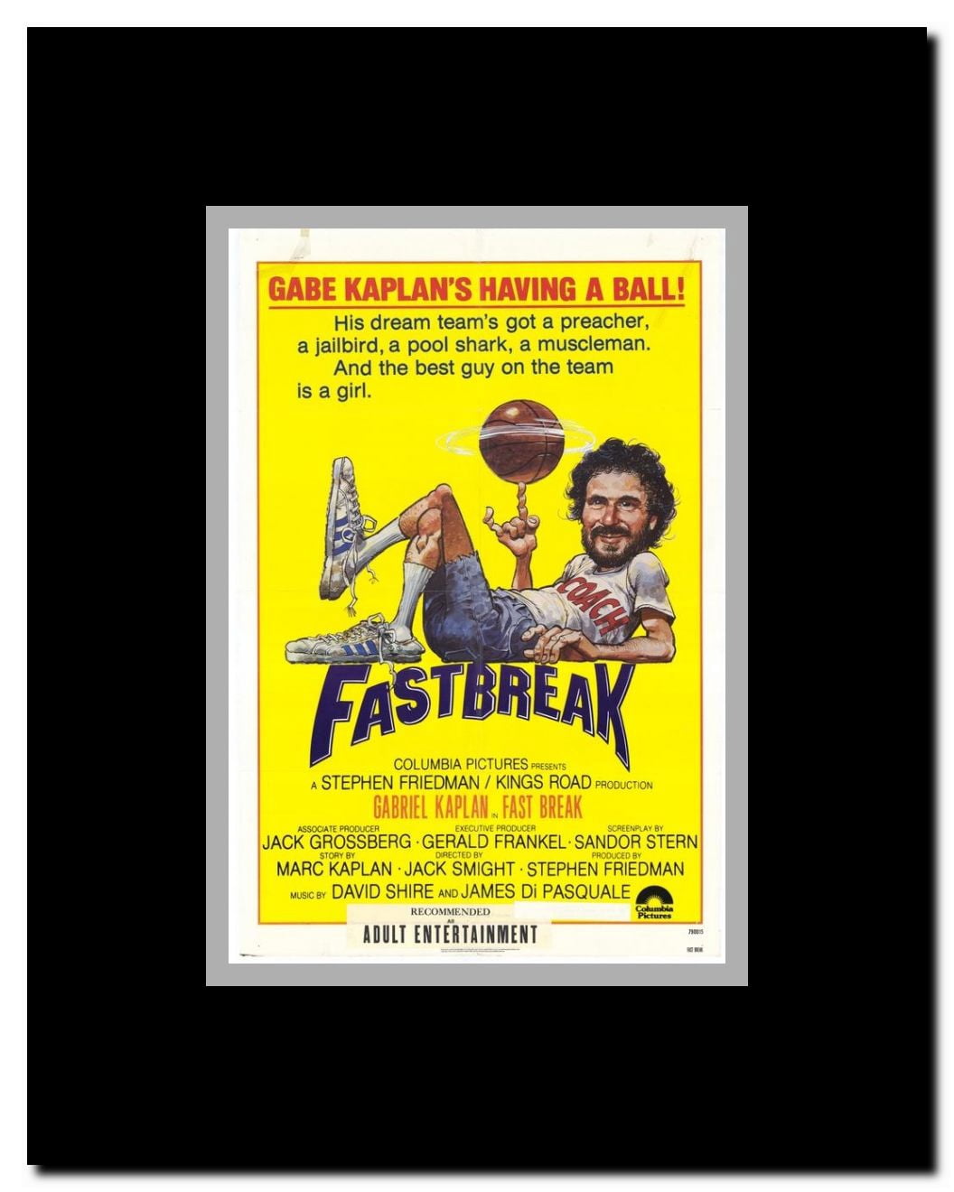 Fast Break Framed Movie Poster