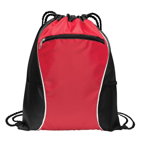 Fast Break Polyester Cinch Pack True Red