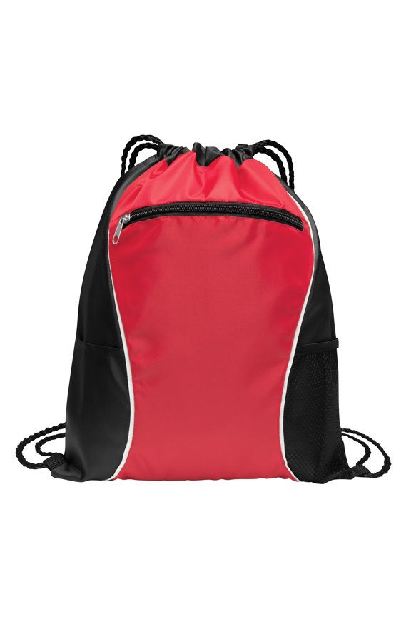 Fast Break Polyester Cinch Pack True Red